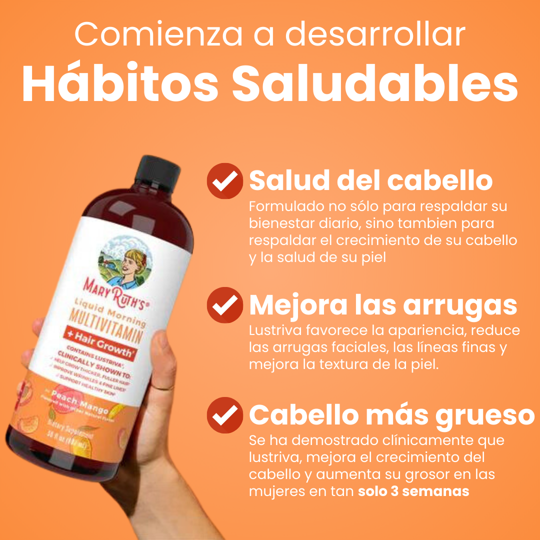 Multivitamínico MaryRuth's - Cabello, Piel y unã  en 1 Solo Paso [Últimas unidades]