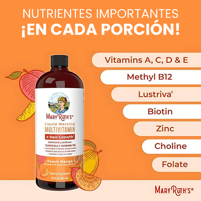 Multivitamínico MaryRuth's - Cabello, Piel y unã  en 1 Solo Paso [Últimas unidades]