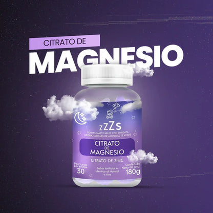 Gomitas Citrato de Magnesio - Para Estrés, Sueño y Ansiedad ¡ÚLTIMAS UNIDADES!