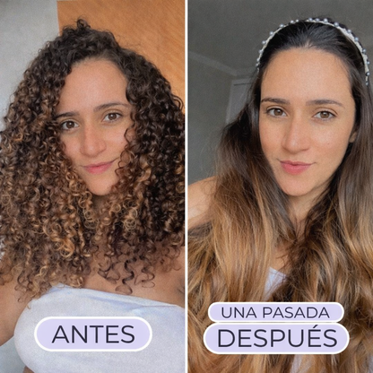 SilkBrush Pro™ | Cepillo Alisador Profesional 2 en 1 + Mascarilla Capilar de Colágeno de REGALO + Envío Gratis