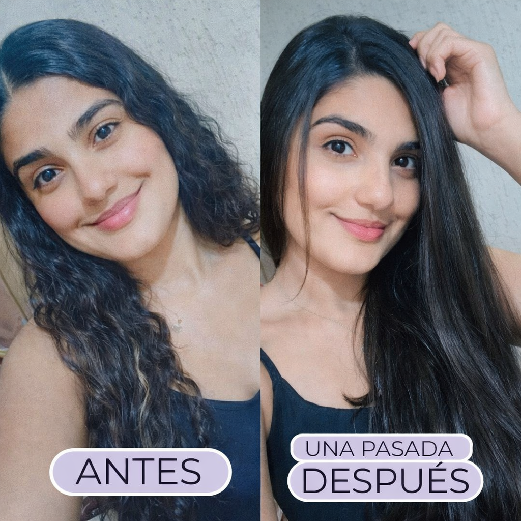 SilkBrush Pro™ | Cepillo Alisador Profesional 2 en 1 + Mascarilla Capilar de Colágeno de REGALO + Envío Gratis