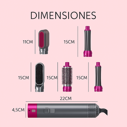 ProStyler - Cepillo 5 en 1 – ¡El Secreto para un Cabello Perfecto en Minutos!