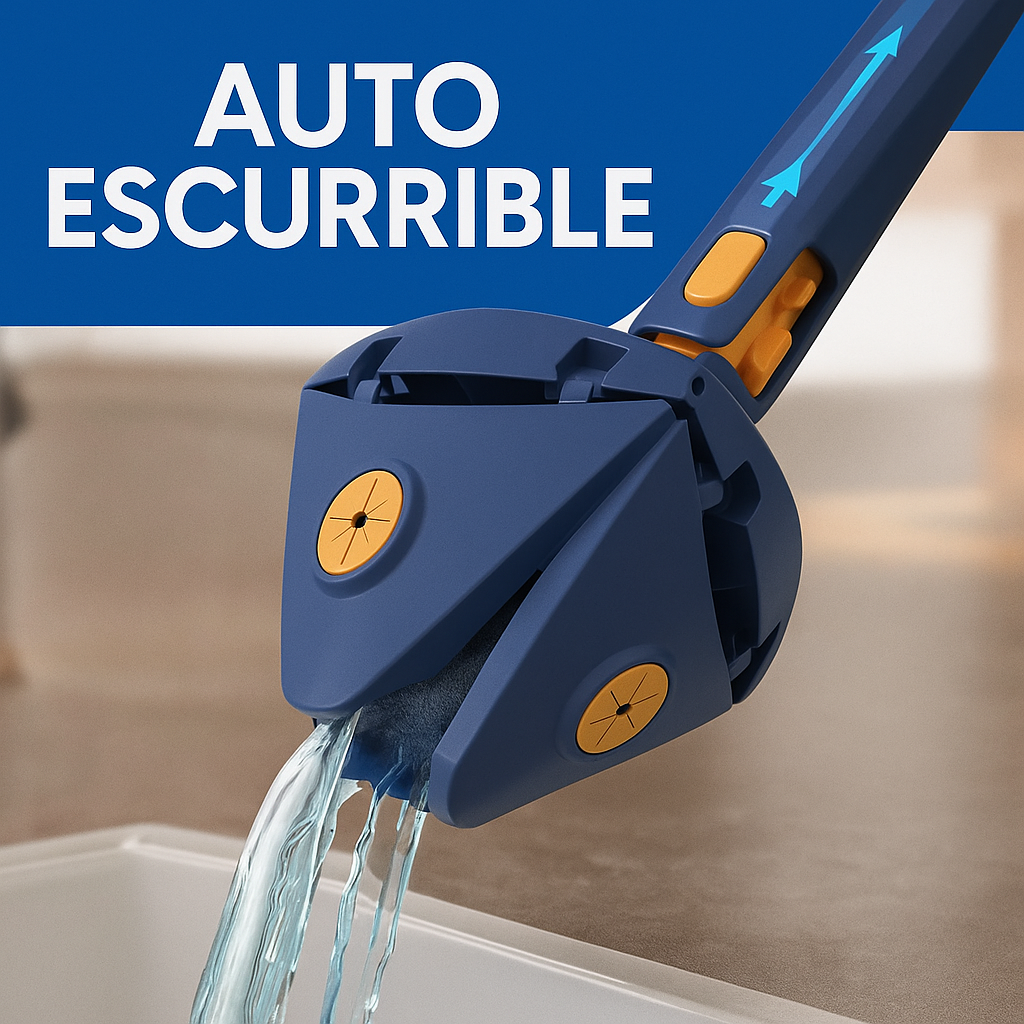 [COMPRA 1 Y LLEVA 2] SuperMop® - Fregona 360º autoescurrible + Kit de Recambios Grátis (LIQUIDACIÓN POR CIERRE)