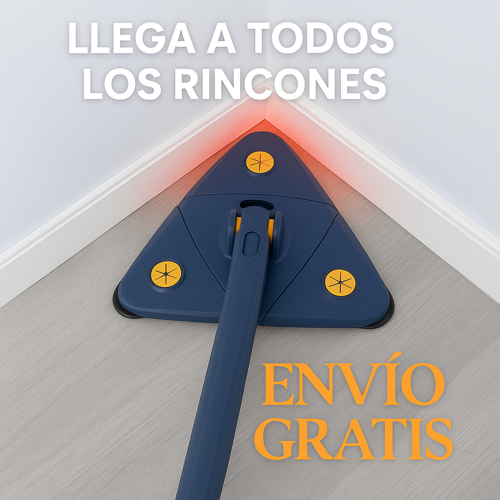 [COMPRA 1 Y LLEVA 2] SuperMop® - Fregona 360º autoescurrible + Kit de Recambios Grátis (LIQUIDACIÓN POR CIERRE)