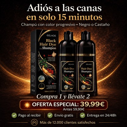 [¡COMPRA 1 Y LLÉVATE 2!] CHAMPÚ PARA CANAS + ENVÍO GRÁTIS - PAGA AL RECIBIR