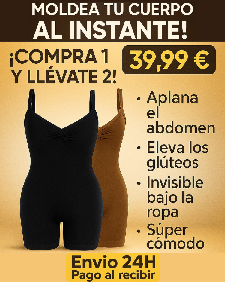 (¡COMPRA 1 Y LLÉVATE 2!) Faja Moldeadora sin Costuras – Moldea Abdomen, Muslos y Glúteos al Instante