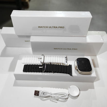 Liquidación por Cierre: Pack Ultra Pro™: Smartwatch + 2 Correas + Auriculares Premium Gratis